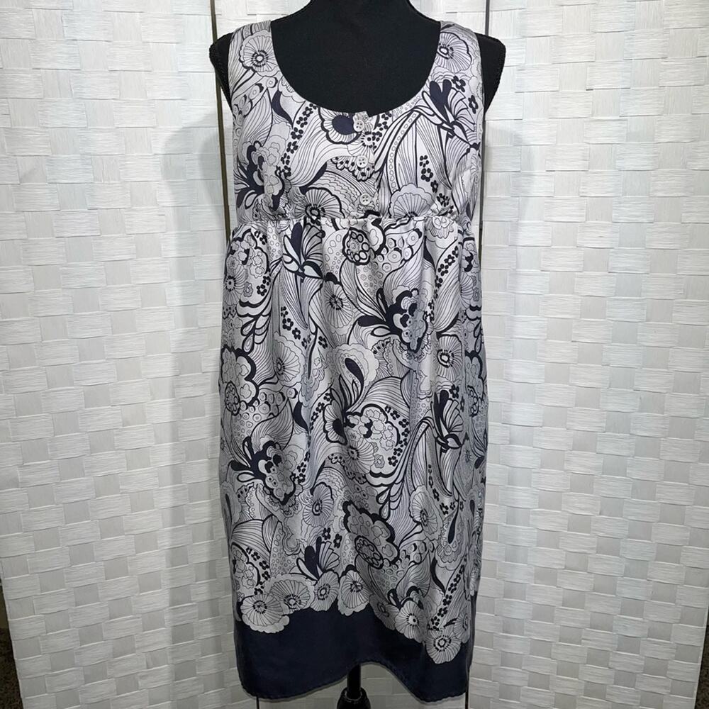 See By Chloe Women’s Silk Floral Babydoll Dress Size 8 Floral Hawaiian Flowy